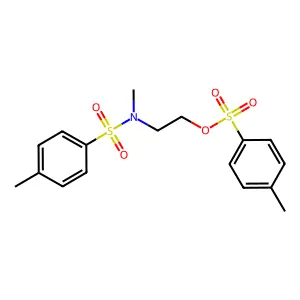 p-Toluenesulfonamide, N-(2-hydroxyethyl)-N-methyl-, p-toluenesulfonate structure