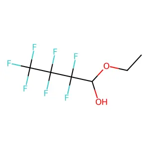 1-Butanol, 1-ethoxy-2,2,3,3,4,4,4-heptafluoro- structure
