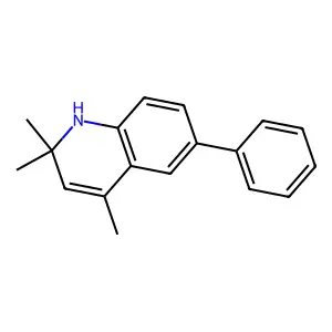 1,2-Dihydro-2,2,4-trimethyl-6-phenylquinoline structure