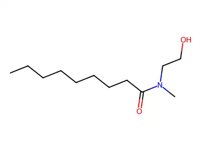 N-Methyl-N-hydroxyethylpelargonamide structure