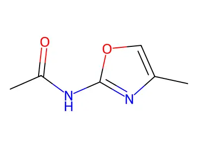 Acetamide, N-(4-methyl-2-oxazolyl) structure