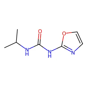 Urea, 1-isopropyl-3-(2-oxazolyl)- structure