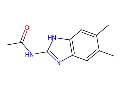 Acetamide, N-(5,6-dimethyl-1H-benzimidazol-2-yl)- structure