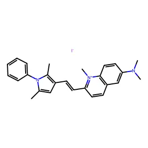 Pyrvinium iodide structure
