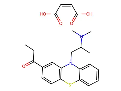 Propiomazine maleate structure