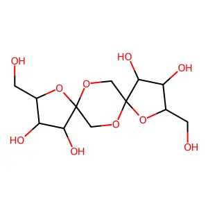 Di-D-Fructofuranose 1,2':2,1'-dianhydride structure