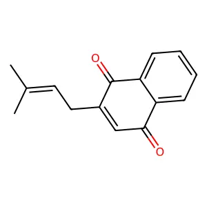 Deoxylapachol structure