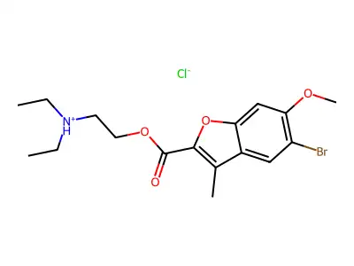 C17H22BrNO4.ClH structure