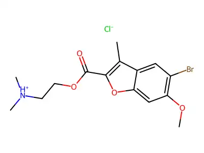C15H18BrNO4.ClH structure