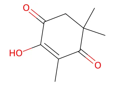 2-Hydroxy-3,5,5-trimethylcyclohex-2-ene-1,4-dione structure