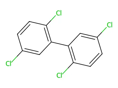 2,2',5,5'-Tetrachlorobiphenyl structure