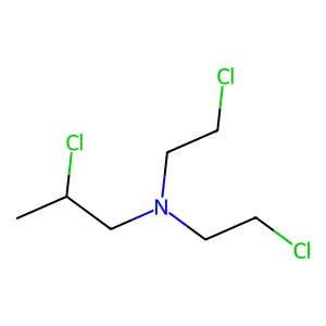 2-Chloro-N,N-bis(2-chloroethyl)-1-propanamine structure