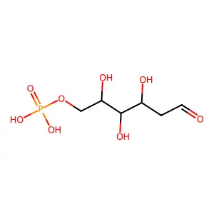 Deoxyglucose 6-phosphate structure