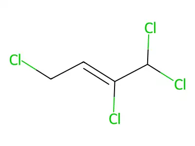 1,1,2,4-Tetrachlorobut-2-ene structure