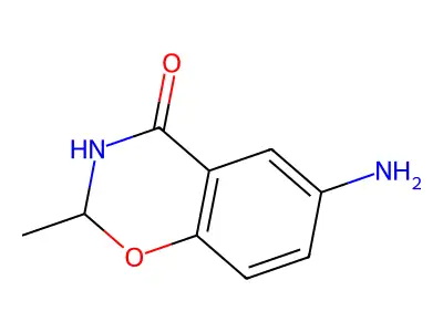 2H-1,3-Benzoxazin-4(3H)-one, 6-amino-2-methyl- structure