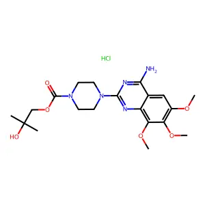 trimazosin hydrochloride anhydrous structure
