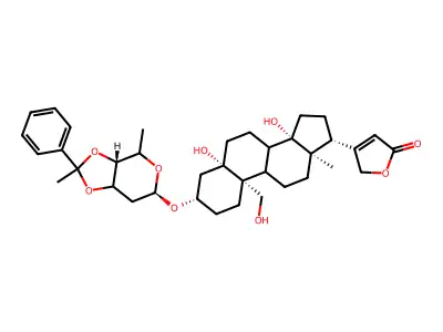 Acetophenone helveticosol structure