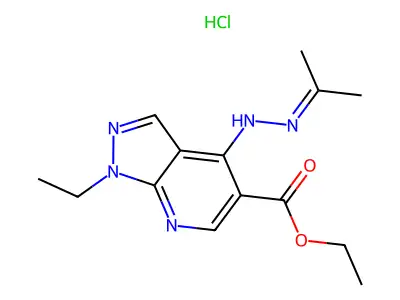 Etazolate Hydrochloride structure