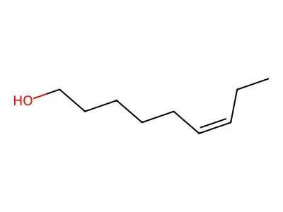 Non-6-en-1-ol structure