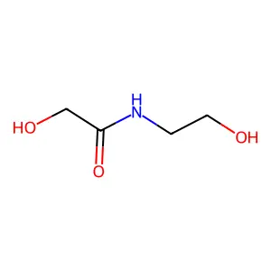 N-(2-Hydroxyethyl)glycolamide structure