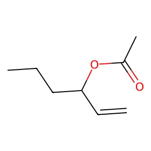 1-Hexen-3-ol, 3-acetate structure