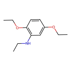 Benzenamine, 2,5-diethoxy-N-ethyl- structure