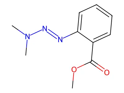 1-(2'-Carboxymethylphenyl)-3,3-dimethyltriazene structure