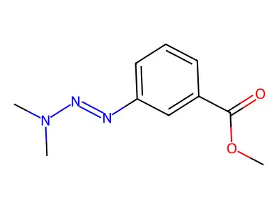 Methyl 3-(3,3-dimethyltriaz-1-en-1-yl)benzoate structure