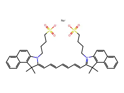 Indocyanine Green (~90%) structure