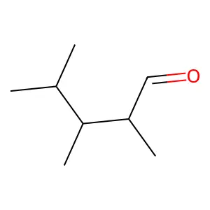2,3,4-Trimethylpentanal structure