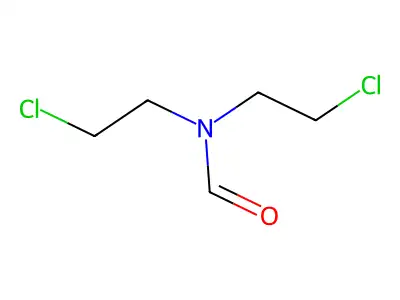 Formamide, N,N-bis(2-chloroethyl)- structure