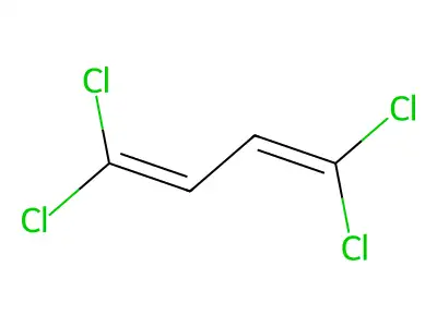 1,3-Butadiene, 1,1,4,4-tetrachloro- structure