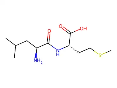 Leucylmethionine structure