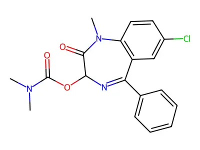 Camazepam structure