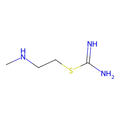 2-(Methylamino)ethyl carbamimidothioate structure