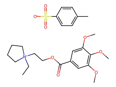 Troxypyrrolium Tosilate structure