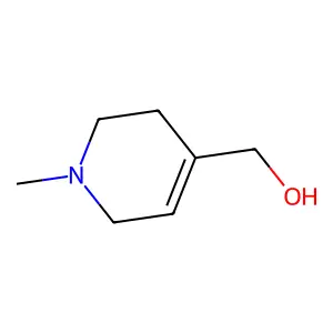 1,2,3,6-Tetrahydro-1-methylpyridine-4-methanol structure