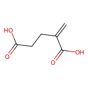 2-Methyleneglutaric acid structure