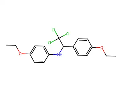 4-ethoxy-N-[2,2,2-trichloro-1-(4-ethoxyphenyl)ethyl]aniline structure