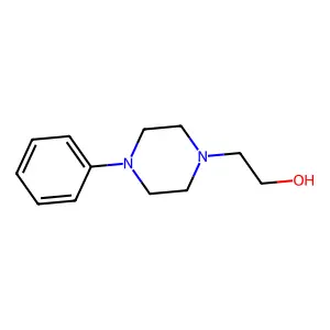 1-Piperazineethanol, 4-phenyl- structure