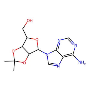 2',3'-Isopropylideneadenosine structure