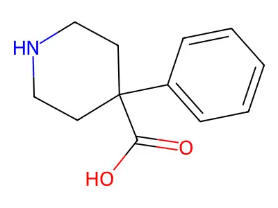 4-Phenylpiperidine-4-carboxylic acid, compound with toluene-p-sulphonic acid structure
