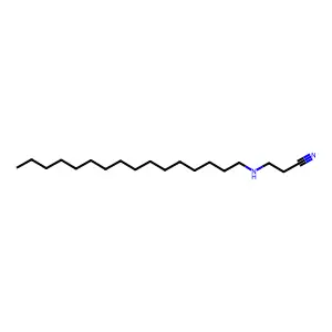 3-(Hexadecylamino)propiononitrile structure
