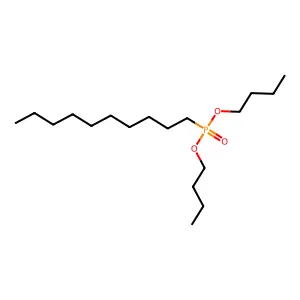 Phosphonic acid, decyl-, dibutyl ester structure