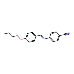 Benzonitrile, 4-[[(4-butoxyphenyl)methylene]amino]- structure