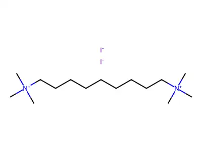 Ammonium, nonamethylenebis(trimethyl-, diiodide structure