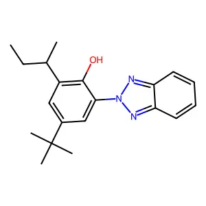 4-tert-Butyl-6-sec-butyl-2-(2H-benzotriazol-2-yl)phenol structure