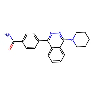 4-(4-Piperidin-1-ylphthalazin-1-yl)benzamide structure