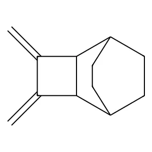Tricyclo(4.2.2.02,5)decane, 7,8-bis(methylene)-, (1alpha,2beta,5beta,6alpha)- structure