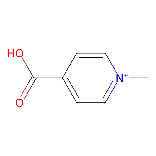 1-Methylpyridin-1-ium-4-carboxylic acid structure